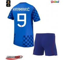 Chorwacja Andrej Kramaric #9 Koszulka Wyjazdowa dzieci MŚ 2026 Krótki Rękaw (+ krótkie spodenki)